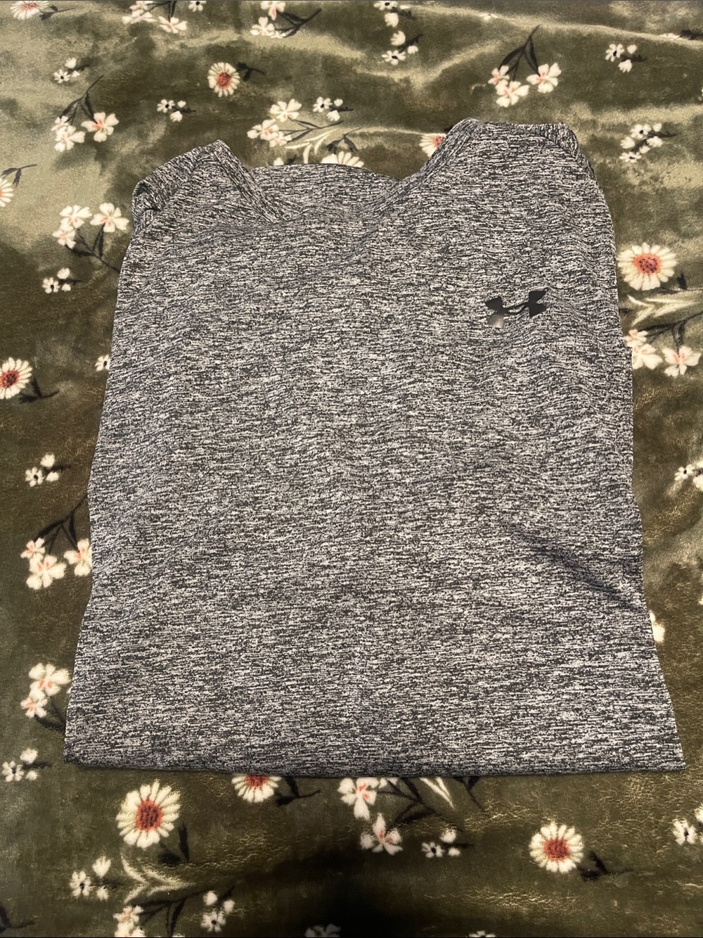 Under Armour Gray Marled Short Sleeve Performance Tee xxl men’s the tech tee